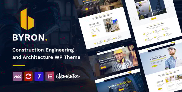 Byron v1.14 - Construction and Engineering WordPress Them
