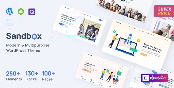 Sandbox v1.0 - Modern & Multipurpose WordPress Theme