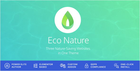 Eco Nature v1.5.5 - Environment & Ecology Theme