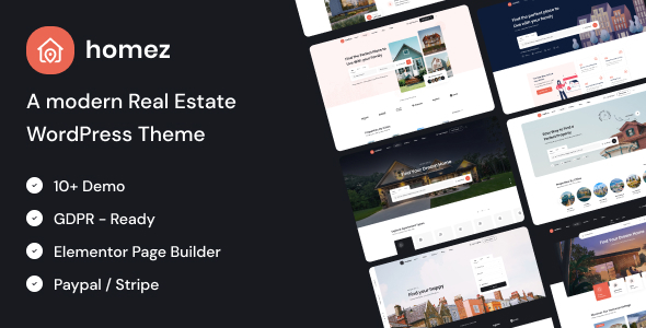Homez v1.0.3 – Real Estate WordPress Theme