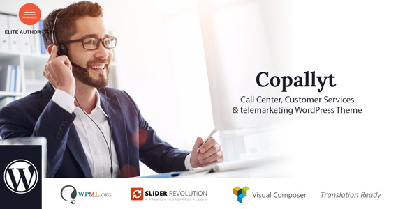 Copallyt v4.5 - Call Center & Telemarketing WordPress Theme