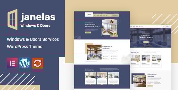 Janelas v1.0.6 - Windows & Doors Services WordPress Theme