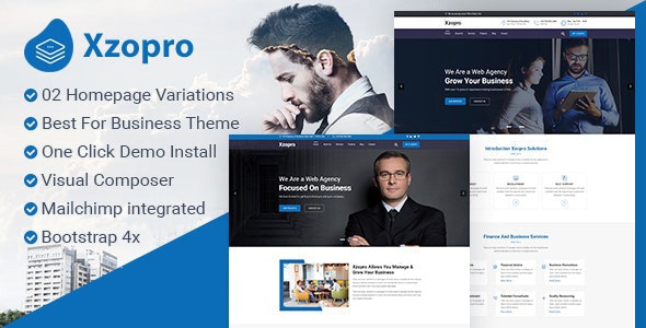 Xzopro v1.1.6 - Finance And Business Consulting WordPress Theme