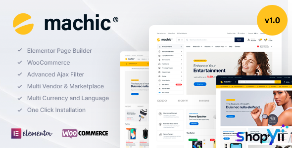 Machic v1.2.2 - Electronics Store WooCommerce Theme