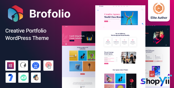 Brofolio v1.0.3 – Creative Portfolio WordPress Theme