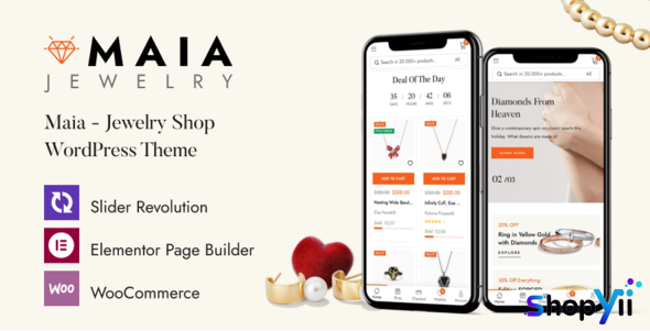 Maia v1.0.9 - Jewelry Shop WordPress Theme