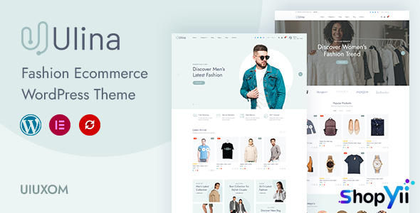 Ulina v1.0 - Fashion Ecommerce Responsive WordPress Theme