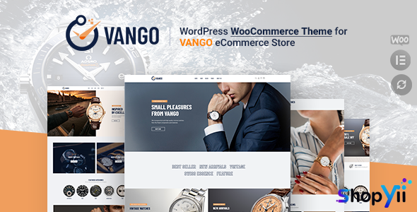 Vango v1.0.8 - Elementor WooCommerce WordPress Theme