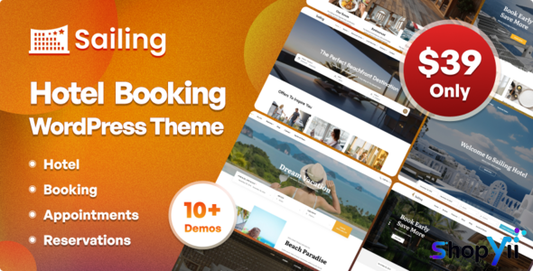 Sailing v4.2.7 - Hotel WordPress Theme