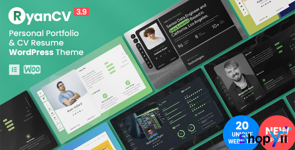 RyanCV v3.2.1 - Resume/CV/vCard Theme