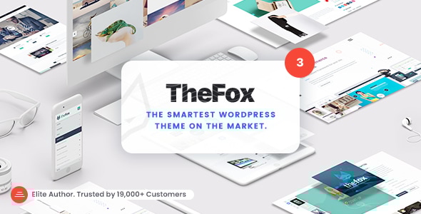 TheFox v3.9.34 - Responsive Multi-Purpose WordPress Theme