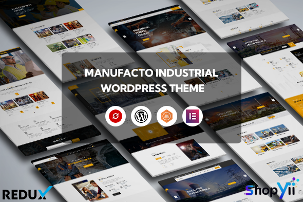 Manufacto v3.1 - Factory WordPress Theme