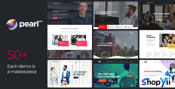 Pearl WP v3.4.8 - Corporate Business WordPress Theme