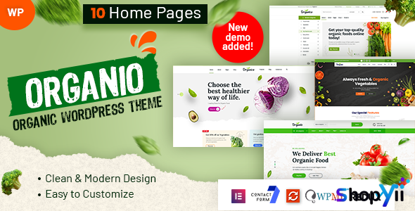 Organio v1.6.0 - Organic Food Store WordPress