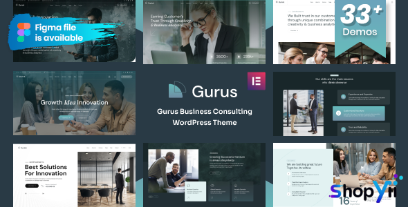Gurus v1.0.6 - Business Consulting WordPress Theme