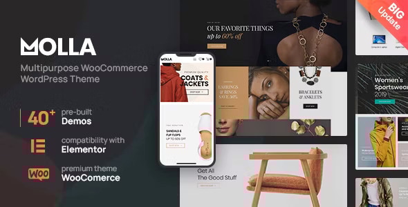 Molla v1.5.13 - Multi-Purpose WooCommerce Theme