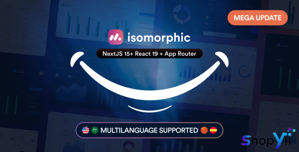 Isomorphic v7.6.2 - React Admin Dashboard Template