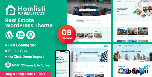 Homlisti v3.1.5 – Real Estate WordPress Theme + RTL