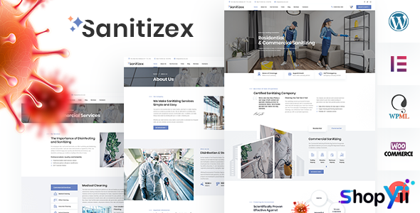 Sanitizex v2.6 - Sanitizing Services WordPress Theme