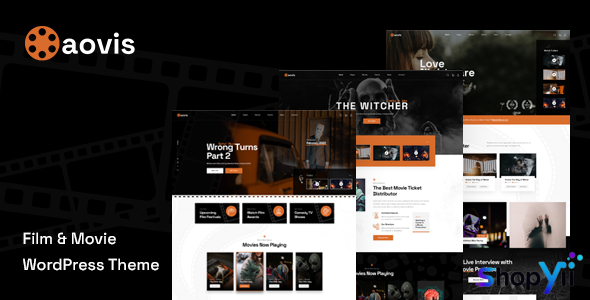 Aovis v1.1.3 - Booking Movie Tickets WordPress Theme