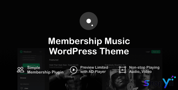 Musicon v4.4 – WordPress Membership Music Theme