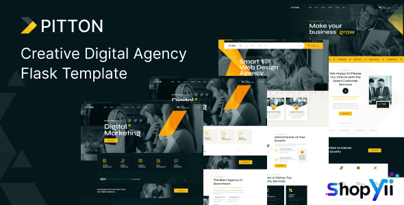 Pitoon - Creative Digital Agency Flask Template