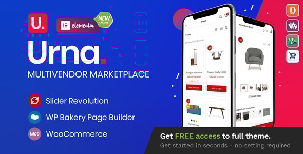Urna v2.5.8 - All-in-one WooCommerce WordPress Theme