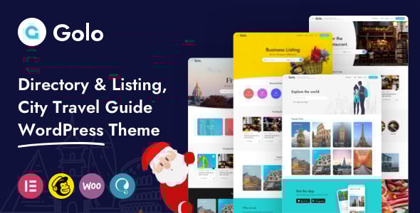Golo v1.7.1 - Directory & Listing, Travel WordPress Theme