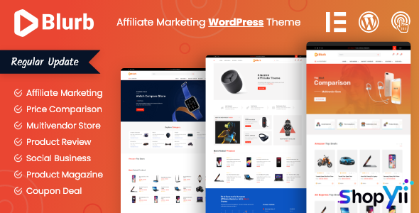 Blurb v2.1.4 - Affiliate Marketing WordPress Theme