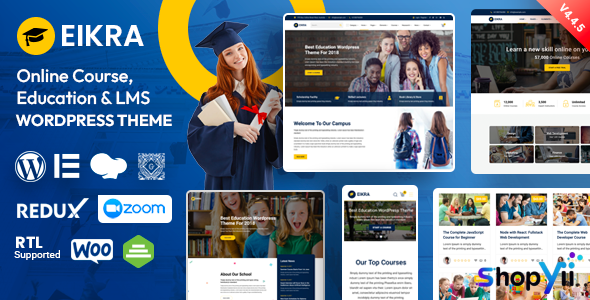 Eikra Education v4.4.19 - Education WordPress Theme
