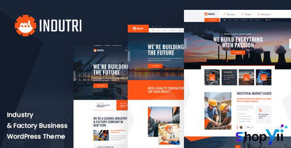 Indutri v1.2.8 - Factory & Industrial WordPress Theme