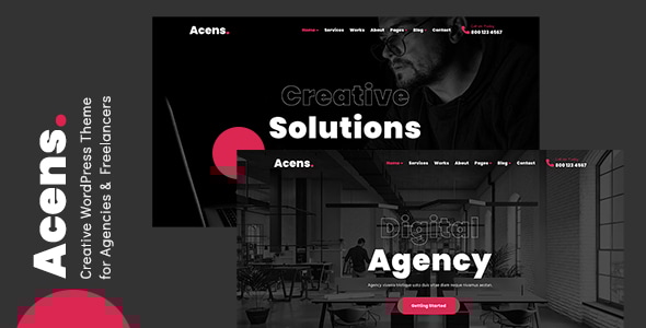 Acens v1.0 - Creative Agencies WordPress Theme