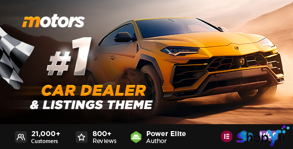 Motors v5.6.76 - Car Dealer, Rental & Listing WordPress theme