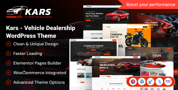 Kars v1.0.0 - Vehicle Dealership WordPress Theme