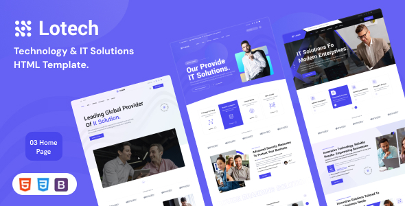 Lotech – Technology & IT Solutions HTML Websites