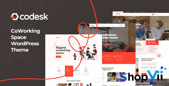 Codesk v1.2.2 - Creative Office Space WordPress Theme