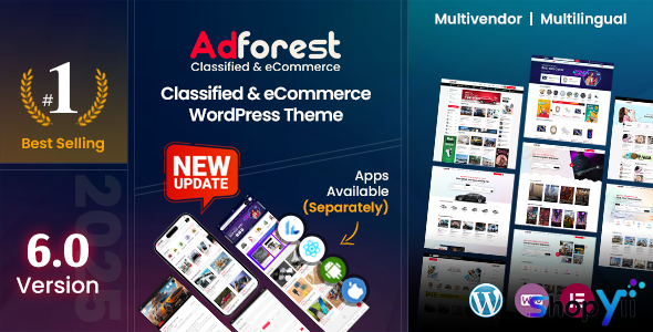AdForest v6.0.8 - Classified Ads WordPress Theme