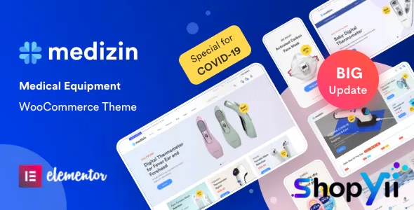 Medizin v1.9.6 - Medical Elementor WooCommerce Theme
