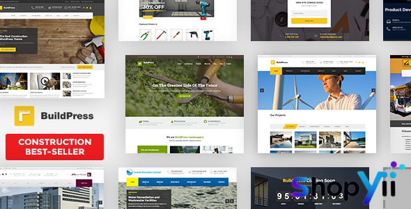 BuildPress v5.9.2 - Multi-purpose Construction and Landscape