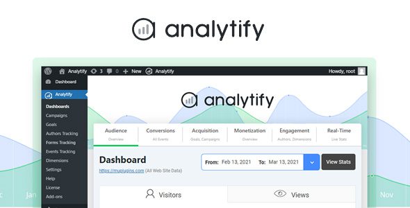 Analytify Pro 7.0.2 + Addons – Google Analytics Plugin for WordPress