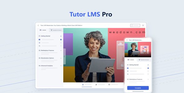 Tutor LMS Pro 3.7.1 + Addons – Most Powerful WordPress LMS Plugin