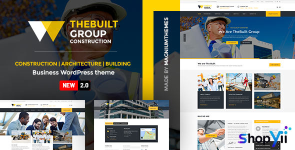 TheBuilt v2.6.4 - Construction and Architecture WordPress theme
