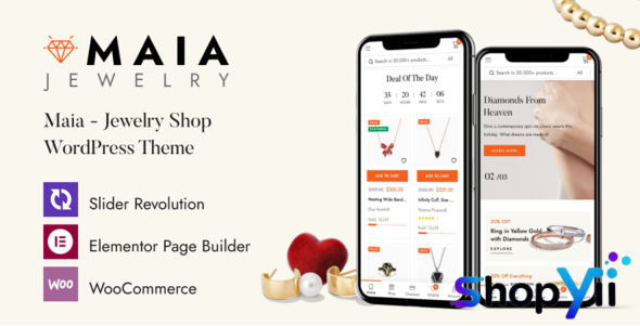 Maia v1.1.20 - Jewelry Shop WordPress Theme