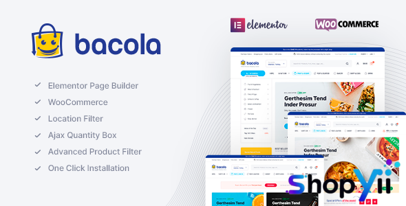 Bacola v1.5.3 - Grocery Store and Food eCommerce Theme