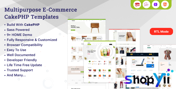 Weiboon - eCommerce CakePHP Template