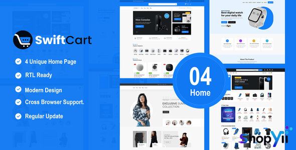 SwiftCart v1.0.2 - Multipurpose WooCommerce WordPress Theme