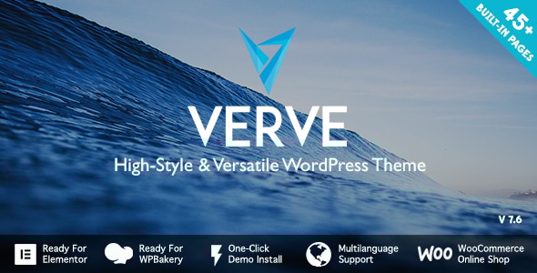 Verve v7.6 - High-Style WordPress Theme